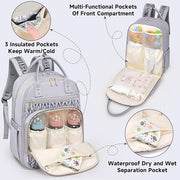 Diaper Bag Backpack for Baby – Waterproof Travel Baby Bag with Changing Pad