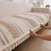 Sierra Luxury Chenille Sofa Mat- Oat Chenille Fabric 1 Pc