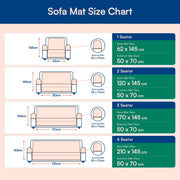AAGAN Series Sofa Cover Set with Frill - Tricona