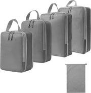 Compression Packing Cubes for Travel, 5 Set Packing Cubes Travel Organizer