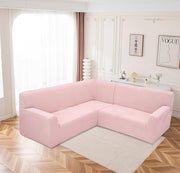 Universal Jacquard Thickened Fabric Sofa Cover (Pink)