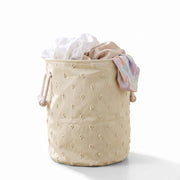 Pom Pom Round Laundry Basket