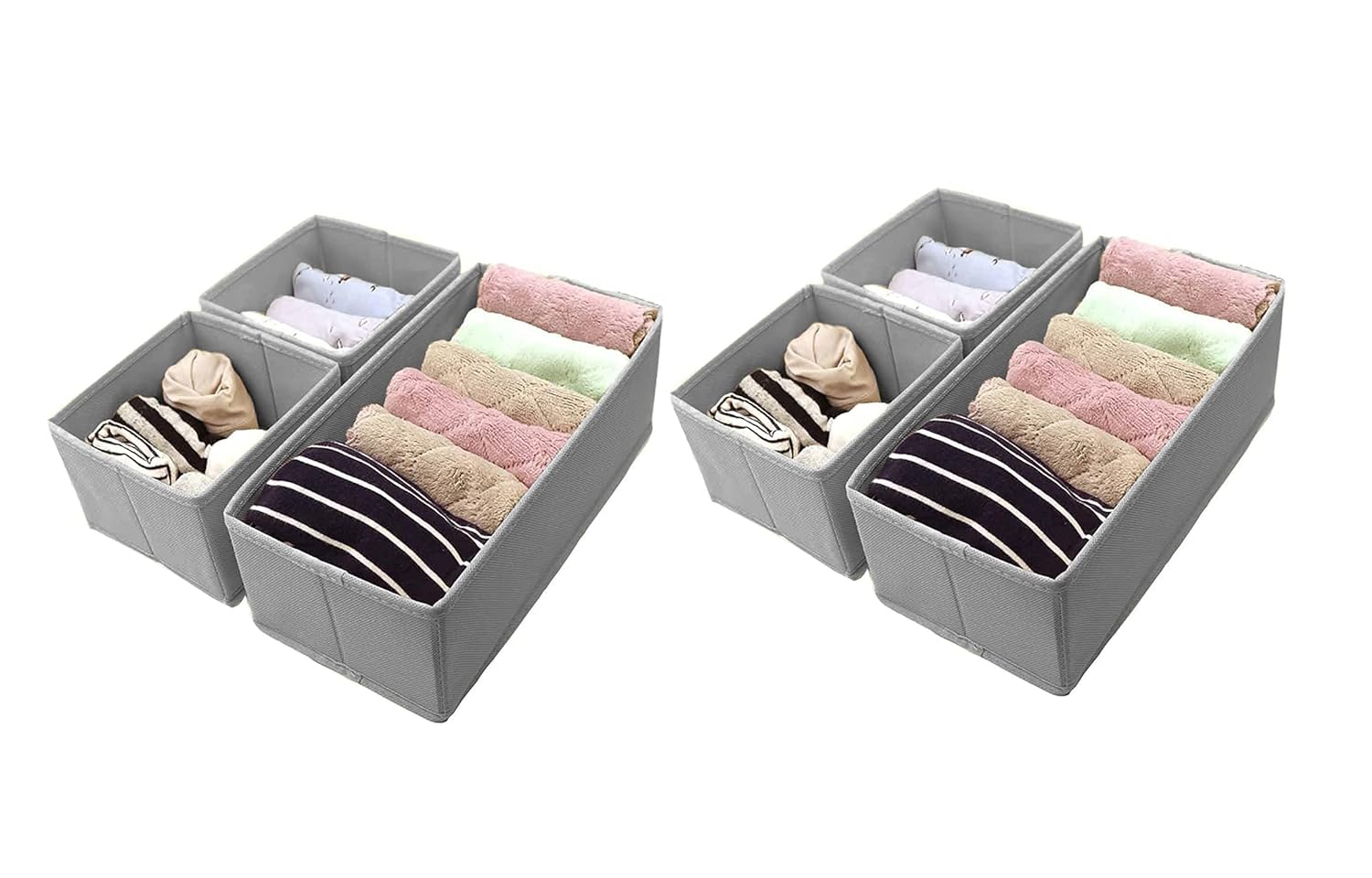 Storage Box/ Organizer Cube for Closet/ Dresser/ Drawer - Set of 3