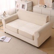 Printed Sofa Cover for Indian Sofa Set Quilted, Washable & Durable (Sandwave)