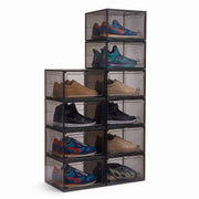 Shoe Storage Organizer Boxes Black