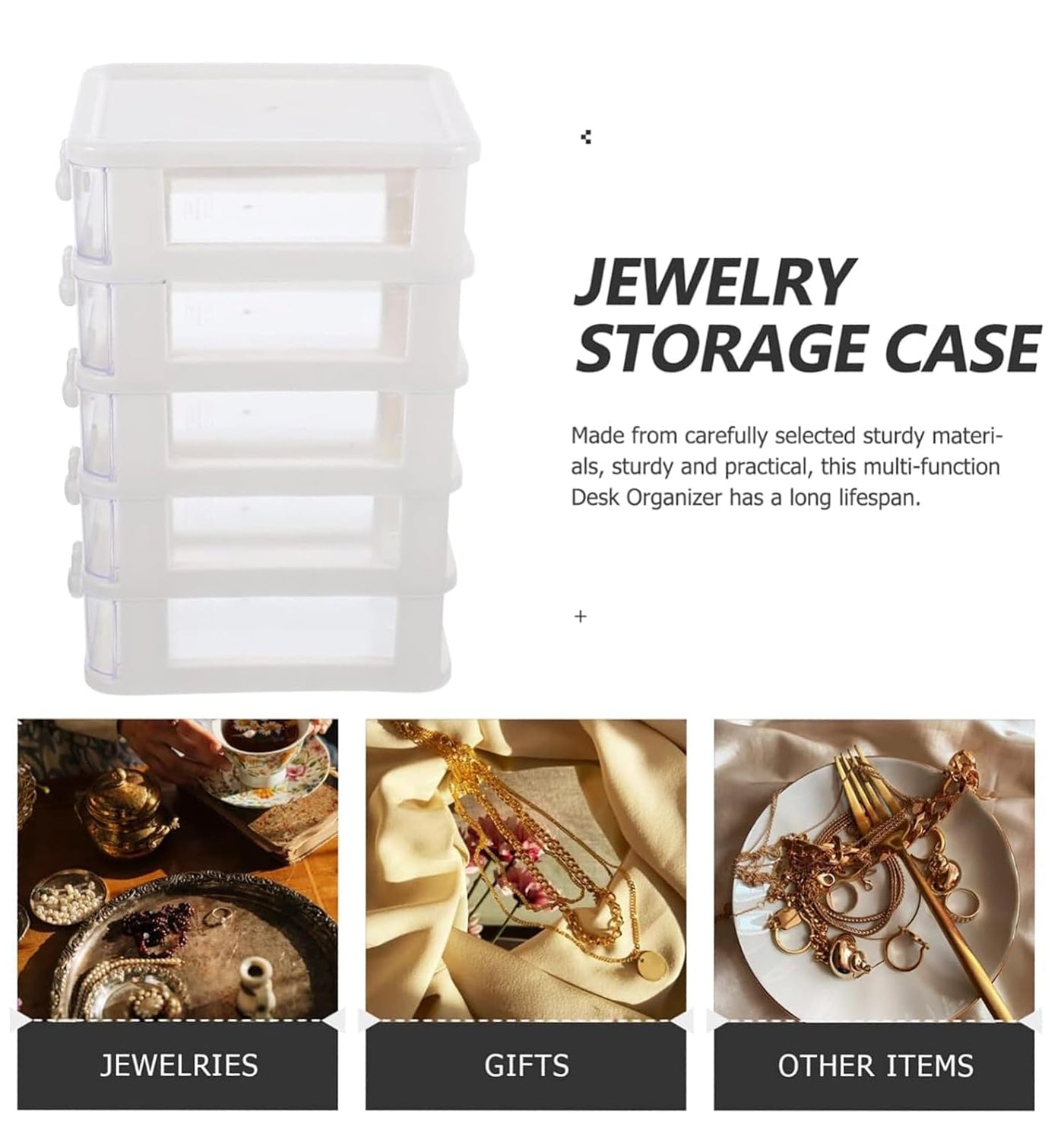 5 Tier Transparent Storage Box