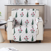 Mughal Series Anti-Slip Sofa Cover Mat with Pocket – Polyester Couch Protector(Shalimar Garden)