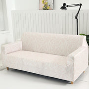 Universal Stretchable Sofa Cover-Beige/White Triangle