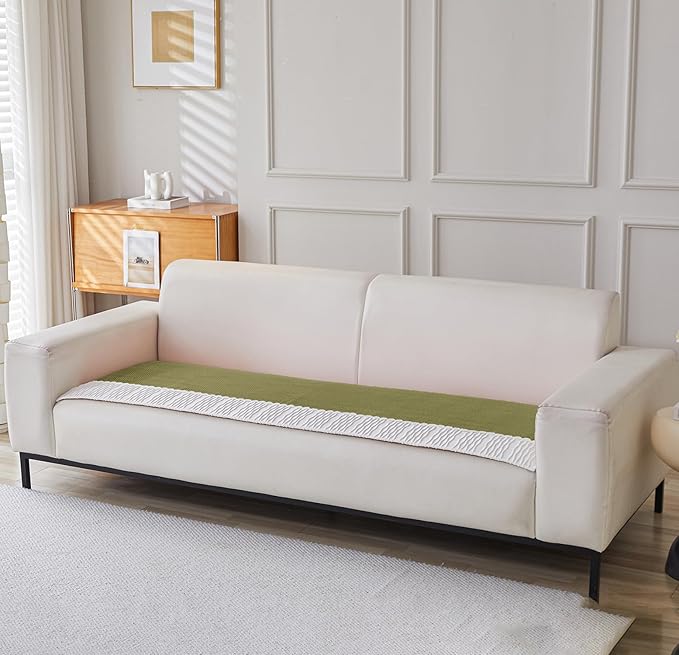 Sofa Covers Corduroy French Style 1/2/3/4 Seater (Green)