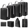 Compression Packing Cubes for Travel, 8 Set Packing Cubes Travel Organizer