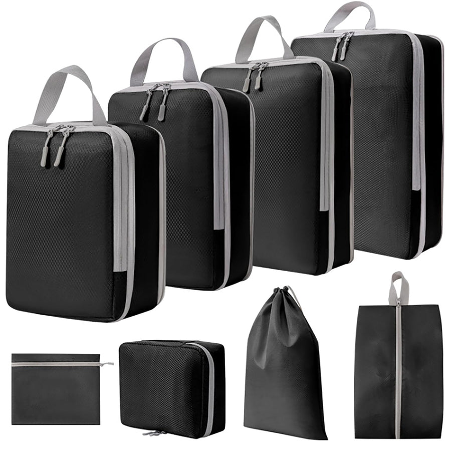 Compression Packing Cubes for Travel, 8 Set Packing Cubes Travel Organizer