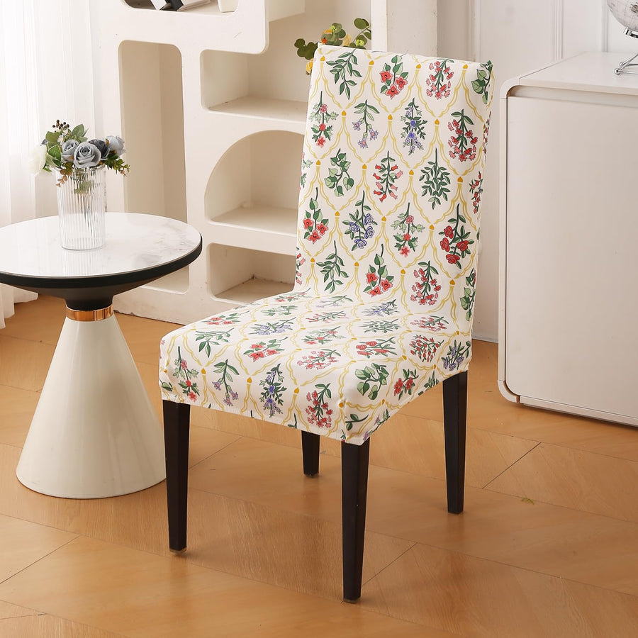 Elastic Chair Cover Stretch Removable Washable (Baghe Bahar)