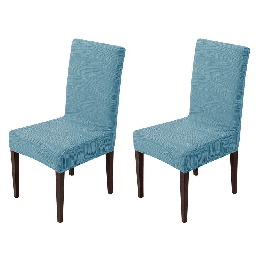 Stretchy Universal Jacquard Waterproof Chair Cover (Light Blue)