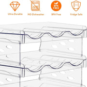Plastic Bottle Rack Stackable Water Bottle Organizer