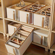 5 Grid Storage Box Organizer - Beige