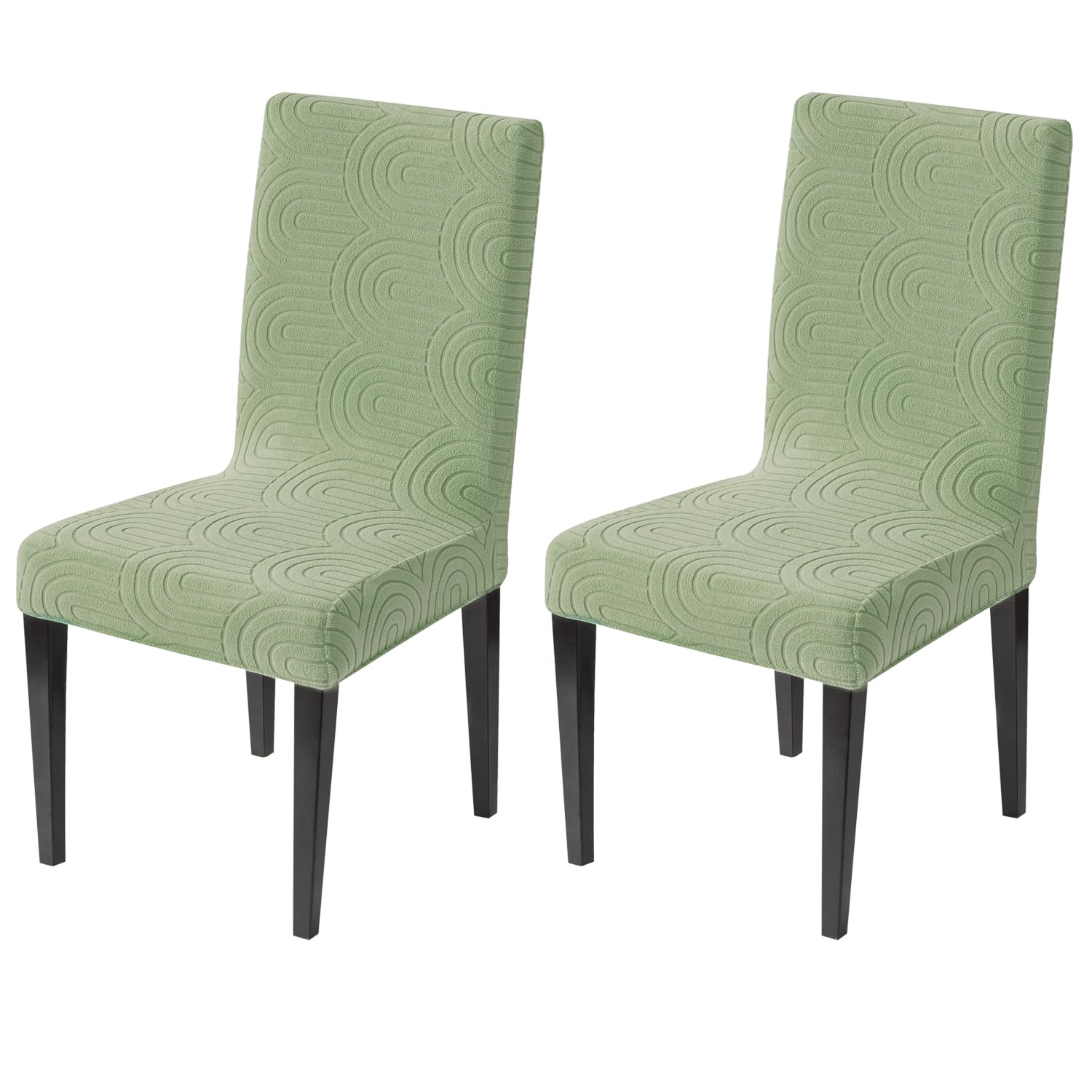 Premium Stretch Chair Cover – 220 GSM Jacquard Fabric (Green)