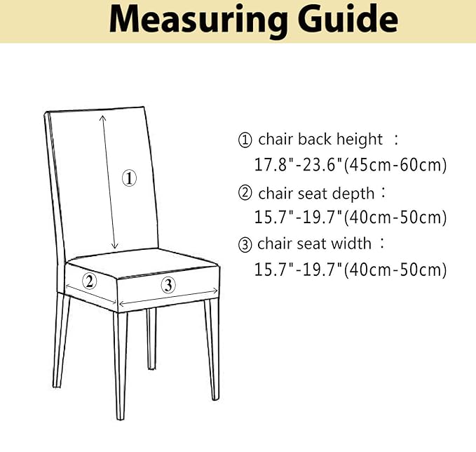 Elastic Chair Cover (Pastel)