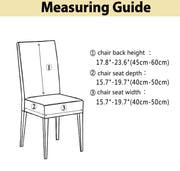 Elastic Jacquard Chair Cover Stretch Removable (Khaki)