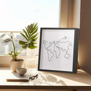 Travel Adventure Archive Shadow Box for Memories