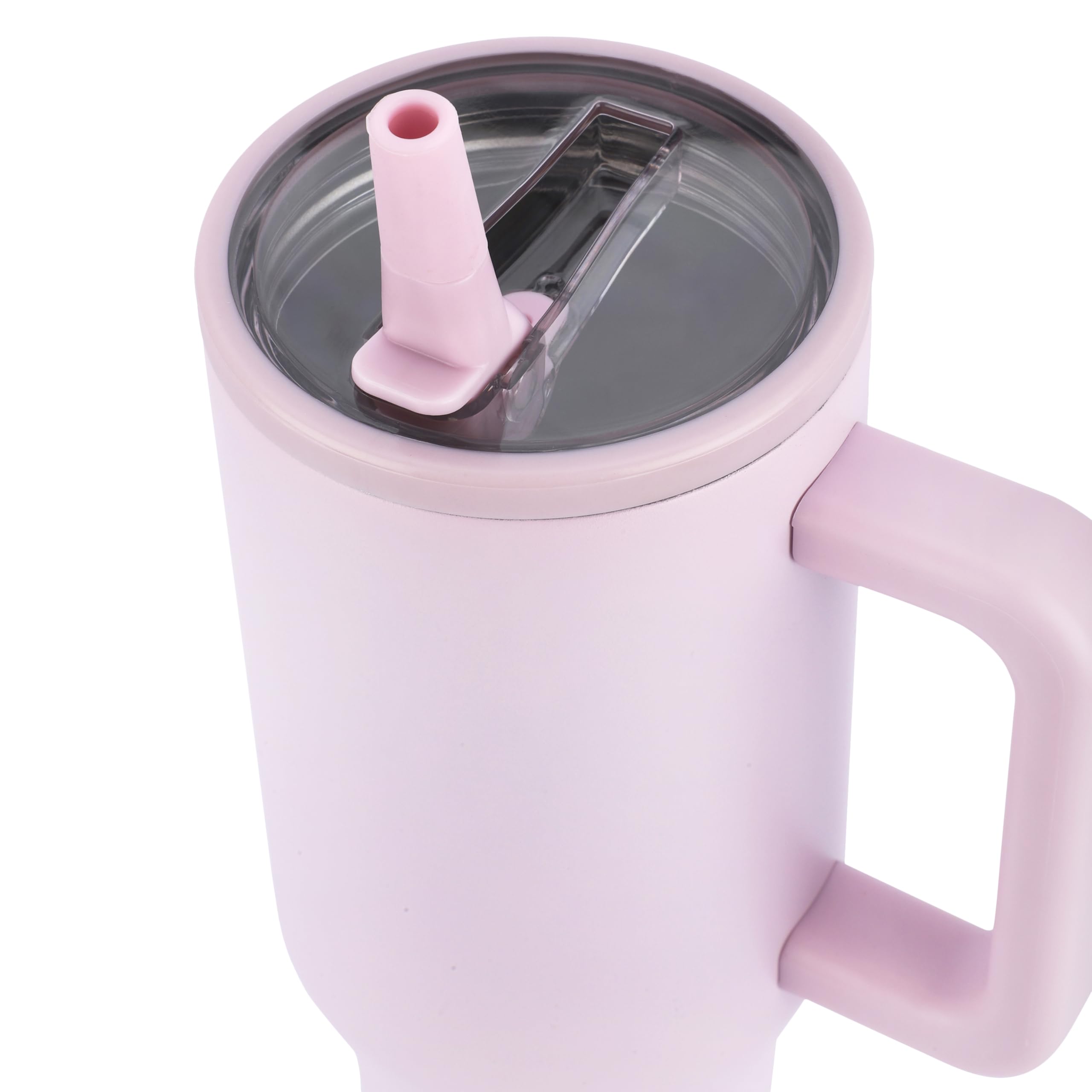 1200ML Tumbler with Handle & Simple Flip Straw