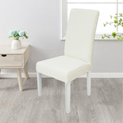 Stretchy Universal Jacquard Chair Cover-Cream