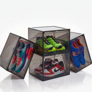 Shoe Storage Organizer Boxes Black
