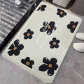 Absorbent Quick Dry Non Slip, Washable Bath Mat (Yourself Black Flower)