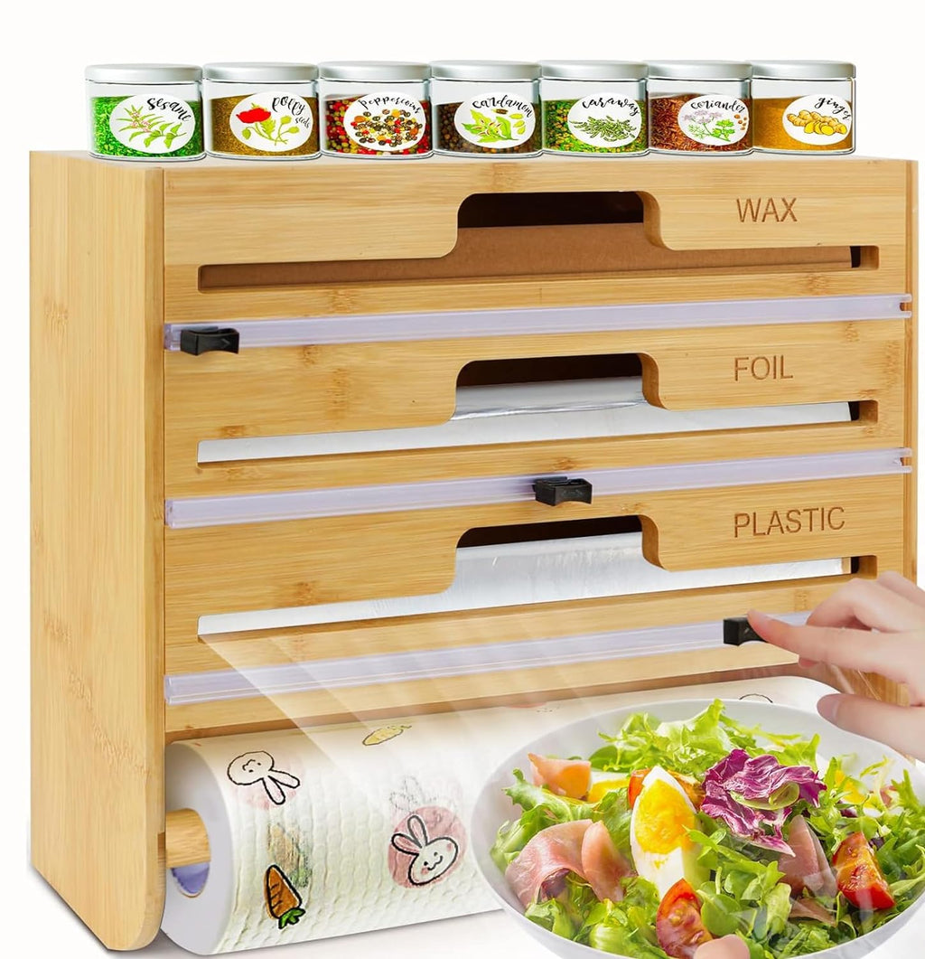 2 in 1 Wrap Organizer with Cutter and Labels – House of quirk