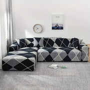 2 Pcs Universal Sectional 140 Gsm Sofa Covers L- Shape (185-230 cm)