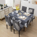 Dining Chair Cover With Table Covers (140x180cm 1 Table Cover + 4 Chair Cover)