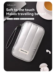 Travel Passport Pouch – Lightweight Anti-Theft Passport Organizer (Silver)