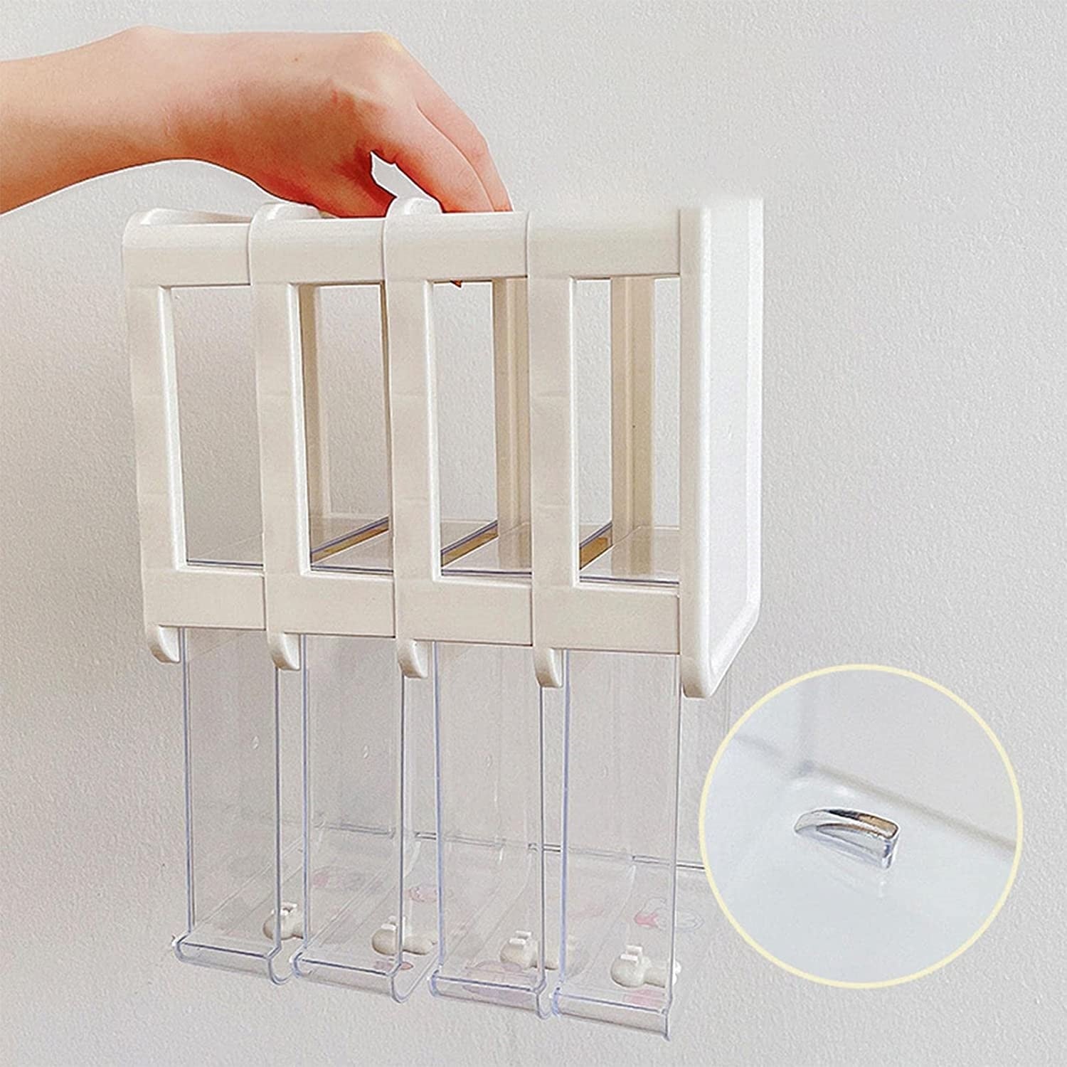 4 Tier Transparent Cosmetic Jewelry Box