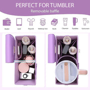 Crossbody Tumbler Holder with Purse Compartment