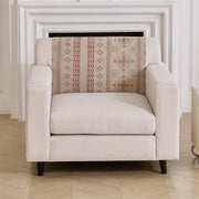 Medina Luxury Sofa Mat Beige Premium Chenille Fabric
