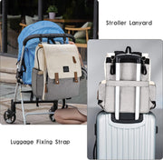 Baby Diaper Backpack with Pacifier Case