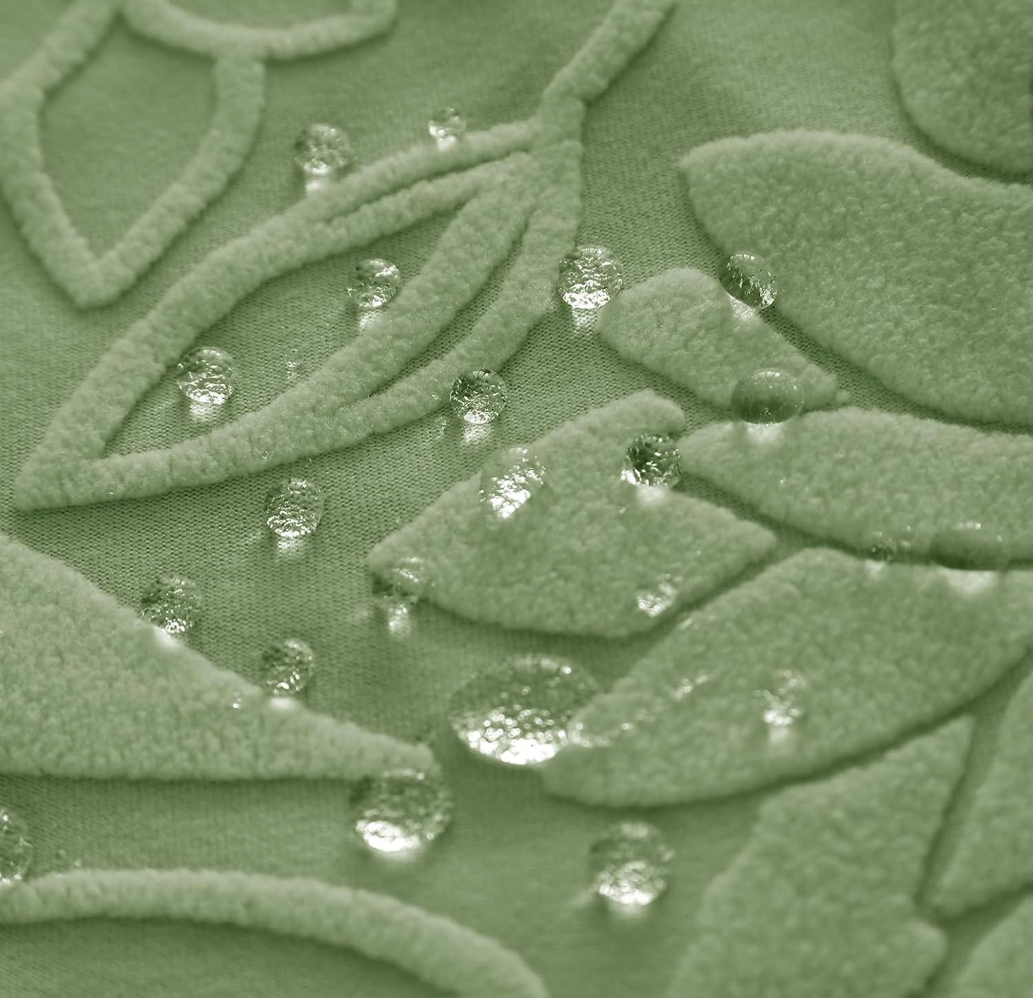 Universal Jacquard Waterproof Camellia Fabric Sofa Cover (Green)