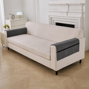 Tuxedo Luxury Chenille Sofa Mat - Grey Chenille Fabric 1 Pc