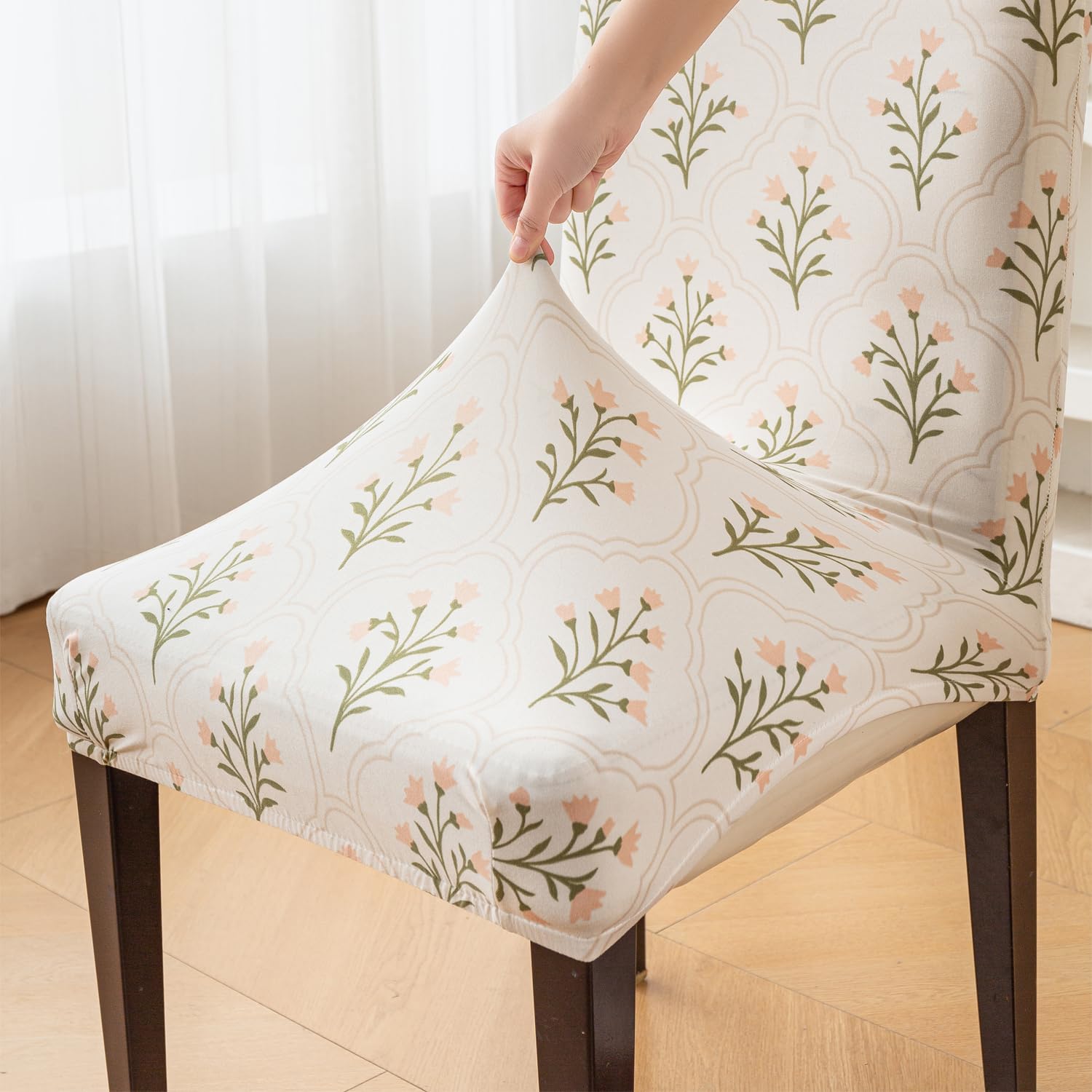 Elastic Chair Cover Stretch Removable Washable Chair Cover (Gulbahar)