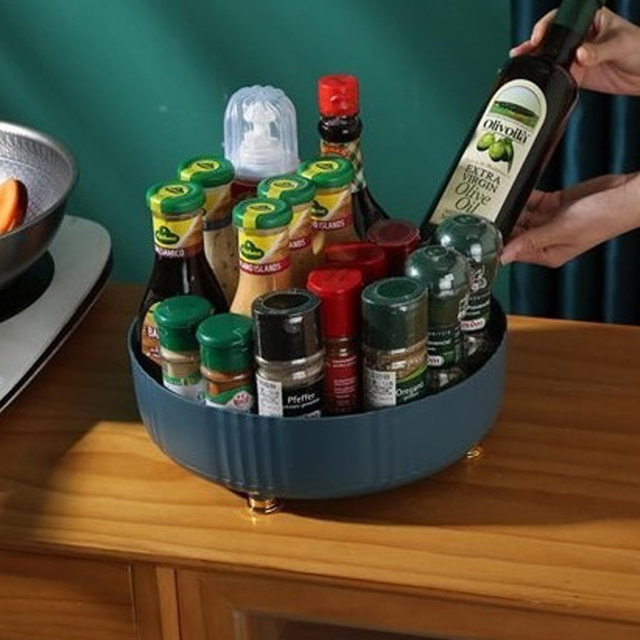 Turntable Cosmetics and Perfume Organizer Storage Tray