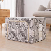 Clothing Storage Box with Steel Frame Support