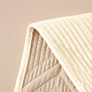 Sofa Covers Mat Velvet Herringbone Chenille Fabric (White)