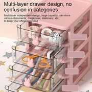 4 Tier Transparent Cosmetic Jewelry Box