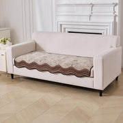 Crest Luxury Chenille Sofa Mat - Mocha Chenille Fabric 1 Pc