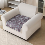 'Gulnaar Series' Printed Quilted Sofa Cover for 1/2/3/4 Seater – Anti-Slip (Walnut Noir)