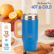 530ML Kids Tumbler Stainless Steel with Handle & Lid