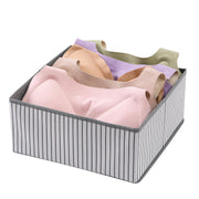 Set of 6 Foldable Storage Box Drawer Divider Organizer Basket Bins