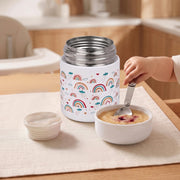 304 Stainless Steel Baby Feeding Bowl with Spoon, 300ml