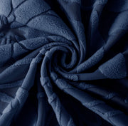 Universal Jacquard Waterproof Camellia 3 + 2 Seater Sofa Cover (Dark Blue)