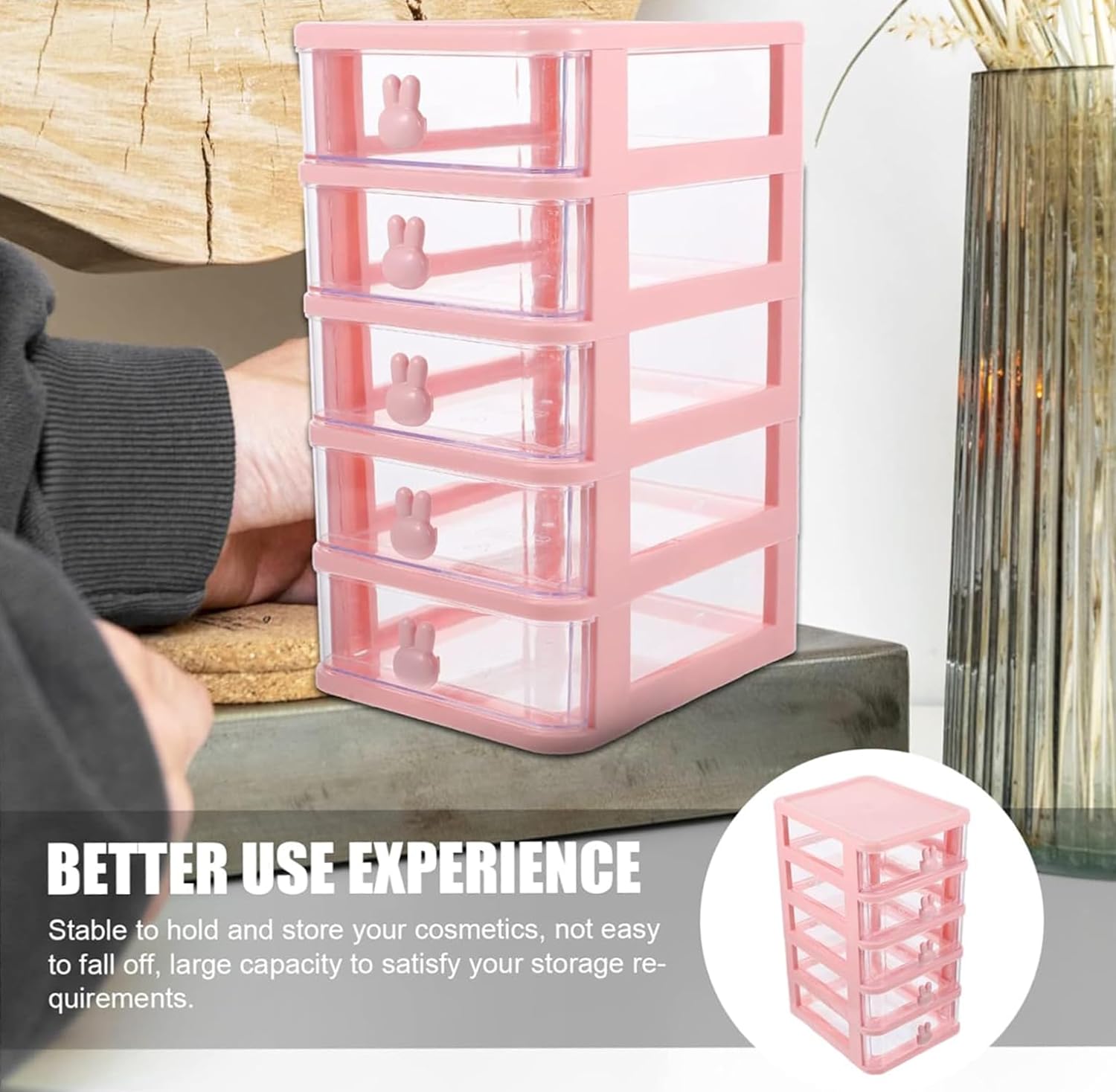 5 Tier Transparent Storage Box