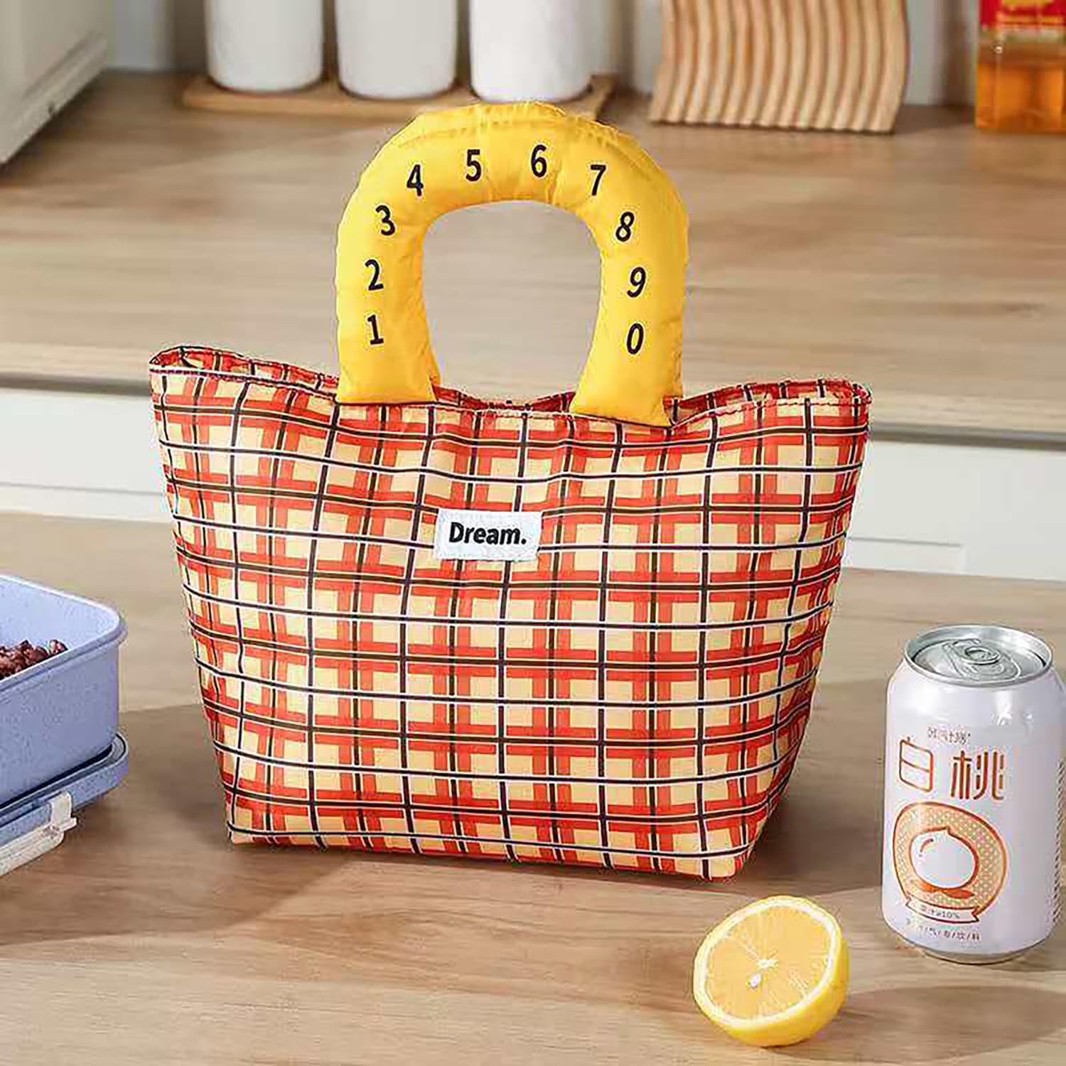 Insulated Lunch Bag for Men & Women | Waterproof Cotton-Padded Lunch Tote